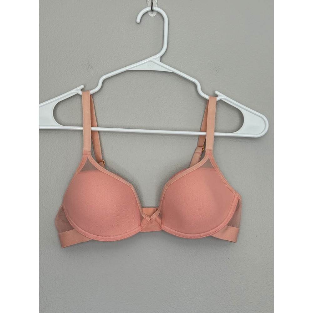 Pepper Mesh All You Bra 36A Blush Pink Underwire Small Chest Lingerie
Comfort